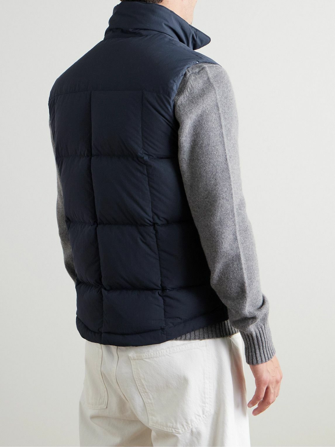 Valstar - Oliver Quilted Shell Down Gilet - Blue