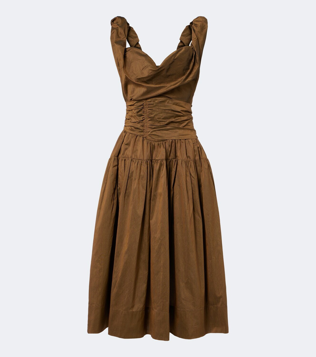 Vivienne Westwood Sunday cotton-blend twill midi dress