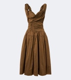 Vivienne Westwood Sunday cotton-blend twill midi dress