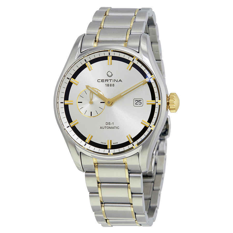 Certina DS 1 Automatic Silver Dial Mens Watch C0064282203100