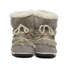Yves Salomon Grey Moon Boot Edition Shearling Boots