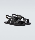 Ancient Greek Sandals Miltos leather slingback sandals