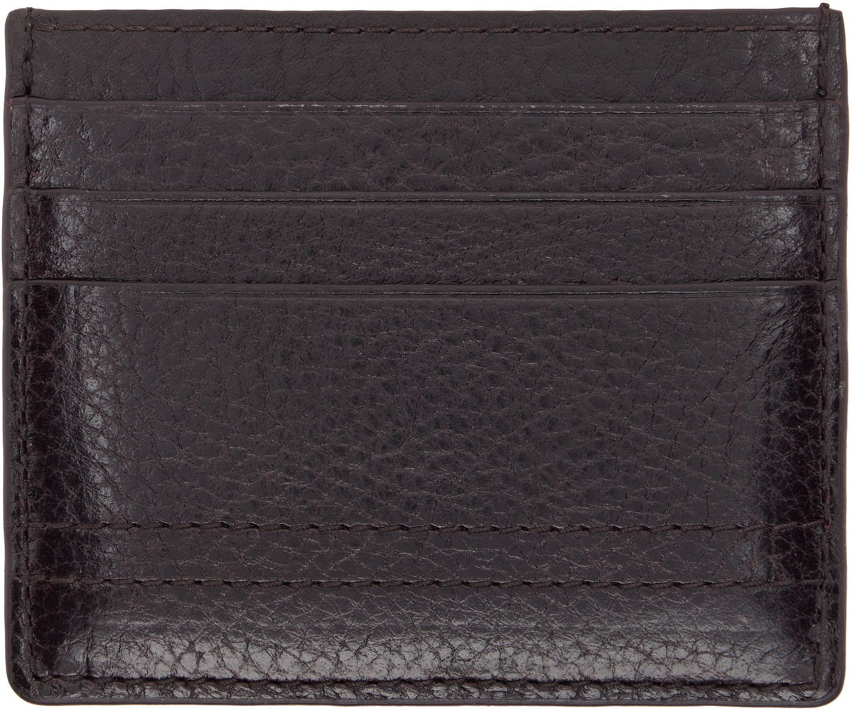 LEMAIRE Brown Gear Card Holder