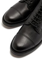 Grenson Shoe 3 Grained Leather Boots Black