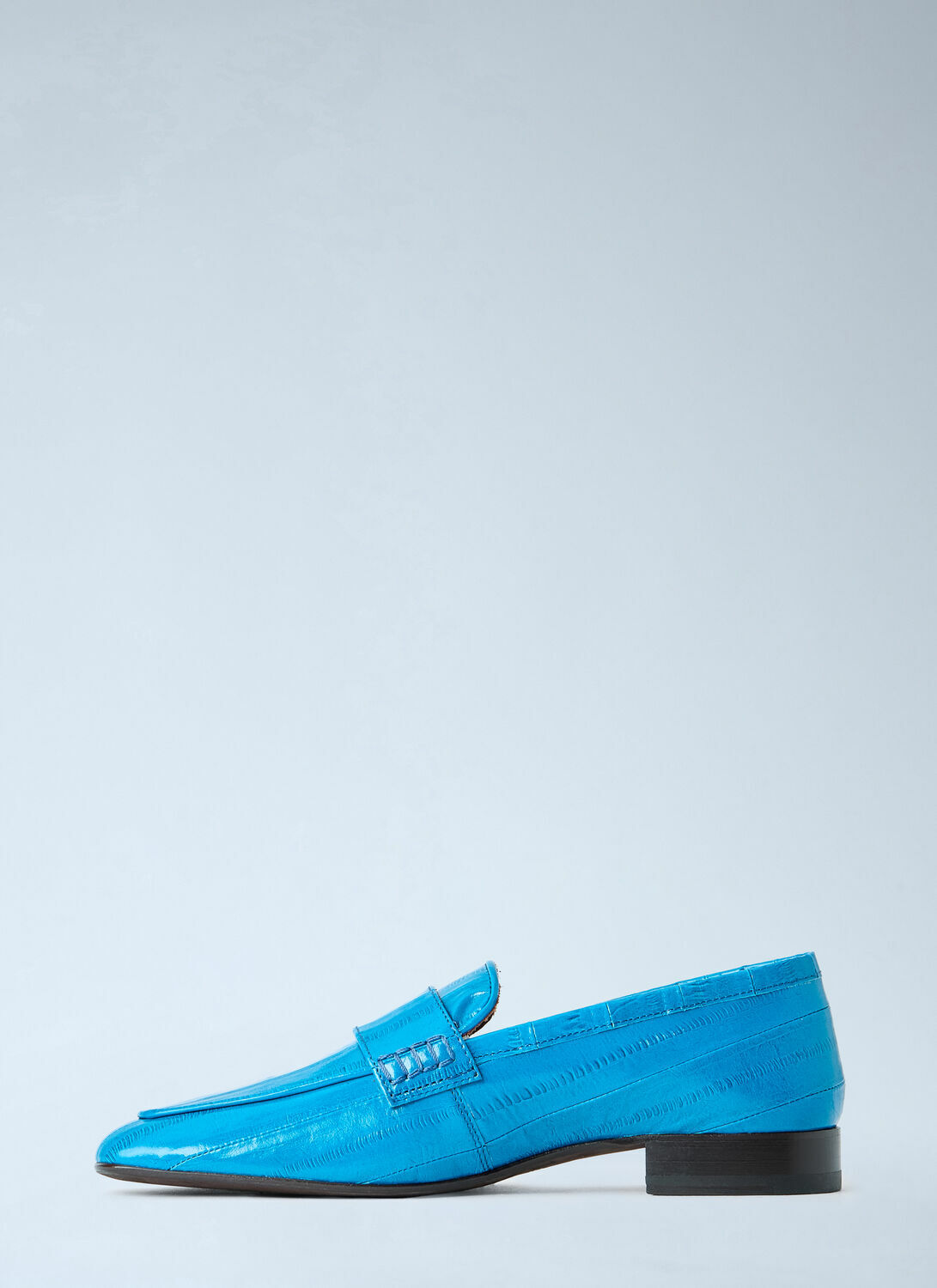 Dries Van Noten Croc-Embossed Leather Loafers