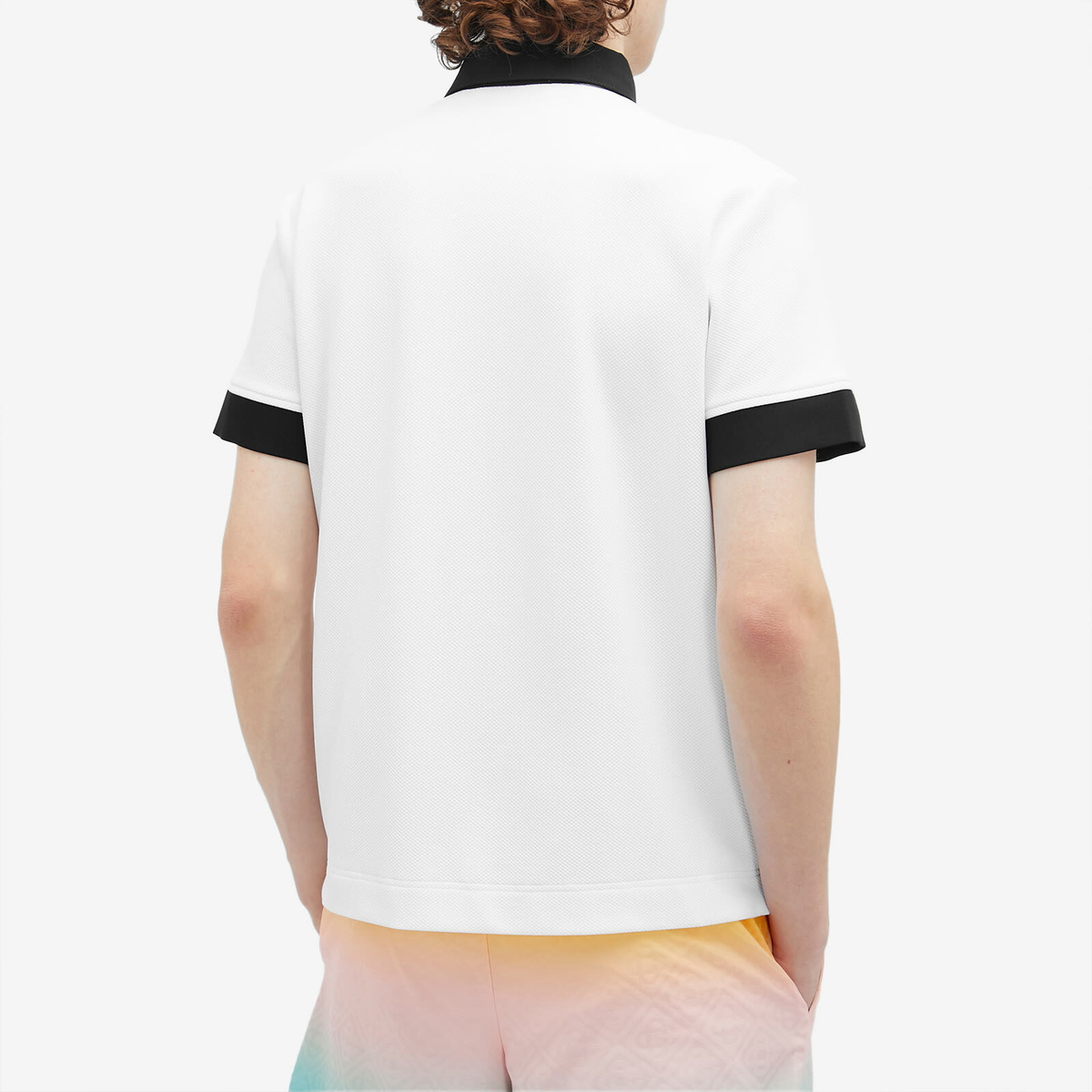 Casablanca Men's Memphis Polo Shirt in White Casablanca
