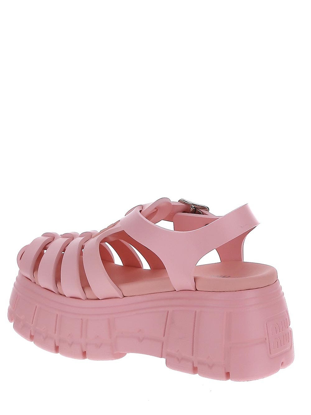 【MIU MIU】FLATFORM SANDALS Platform Fisherman Sandals Black | The Webster