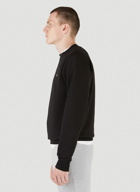 Embroidered-Logo Sweatshirt in Black 