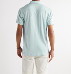Derek Rose - Ramsay Stretch Cotton and Tencel-Blend Piqué Polo Shirt - Blue