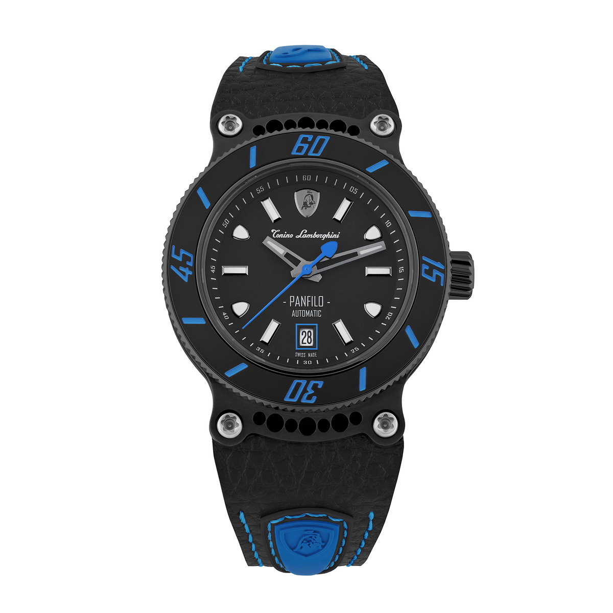 Tonino Lamborghini Panfilo Automatic Black Dial Mens Watch TLF-T03-4