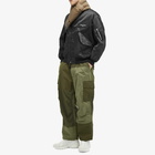 Comme des Garçons Homme Men's Logo Muffler Scarf in Khaki 