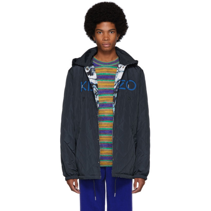 Photo: Kenzo Reversible Navy Kenzo World Jacket