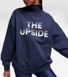 The Upside Clementine logo cotton fleece sweatshirt