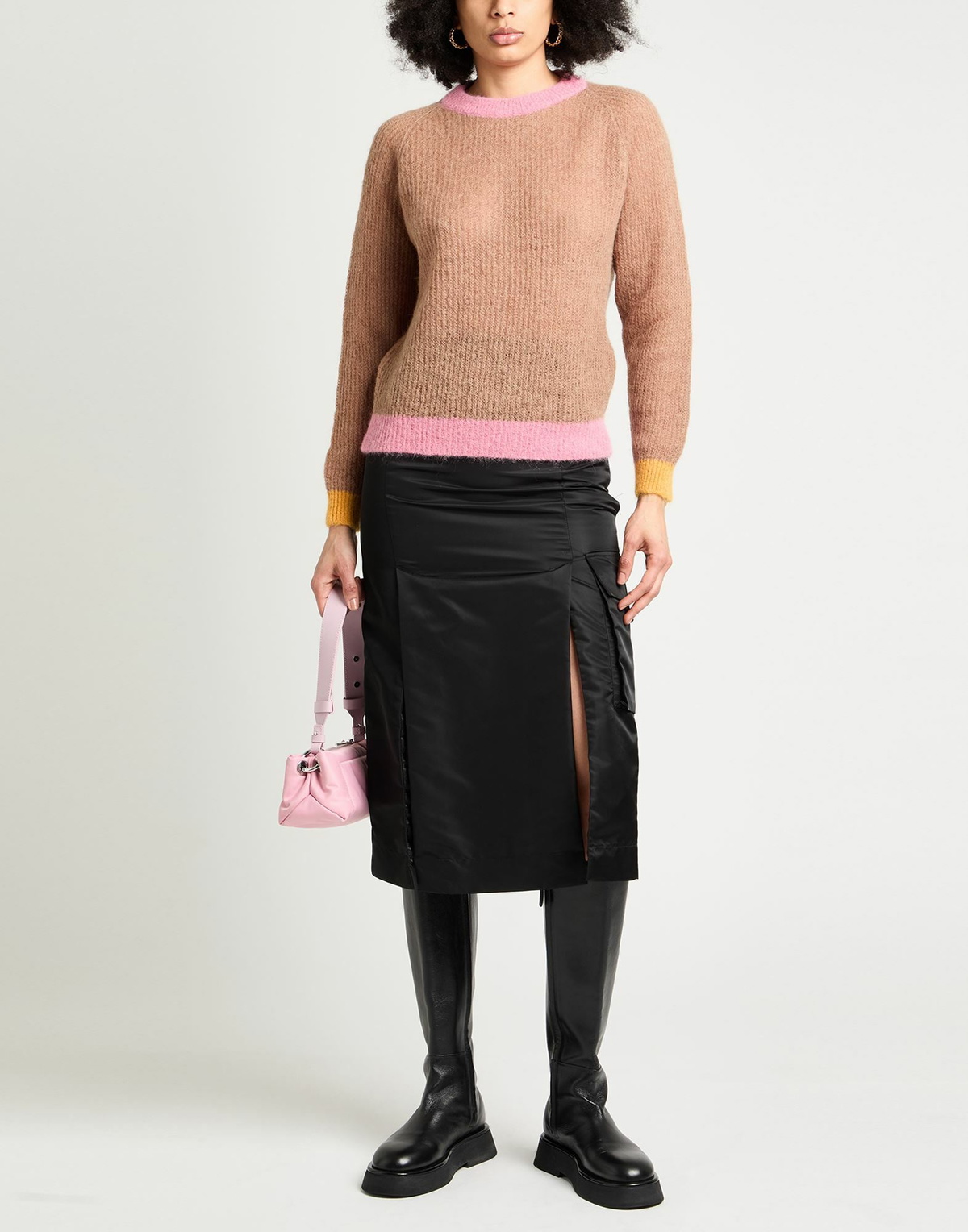 Manila Grace Womens Sweater Sand