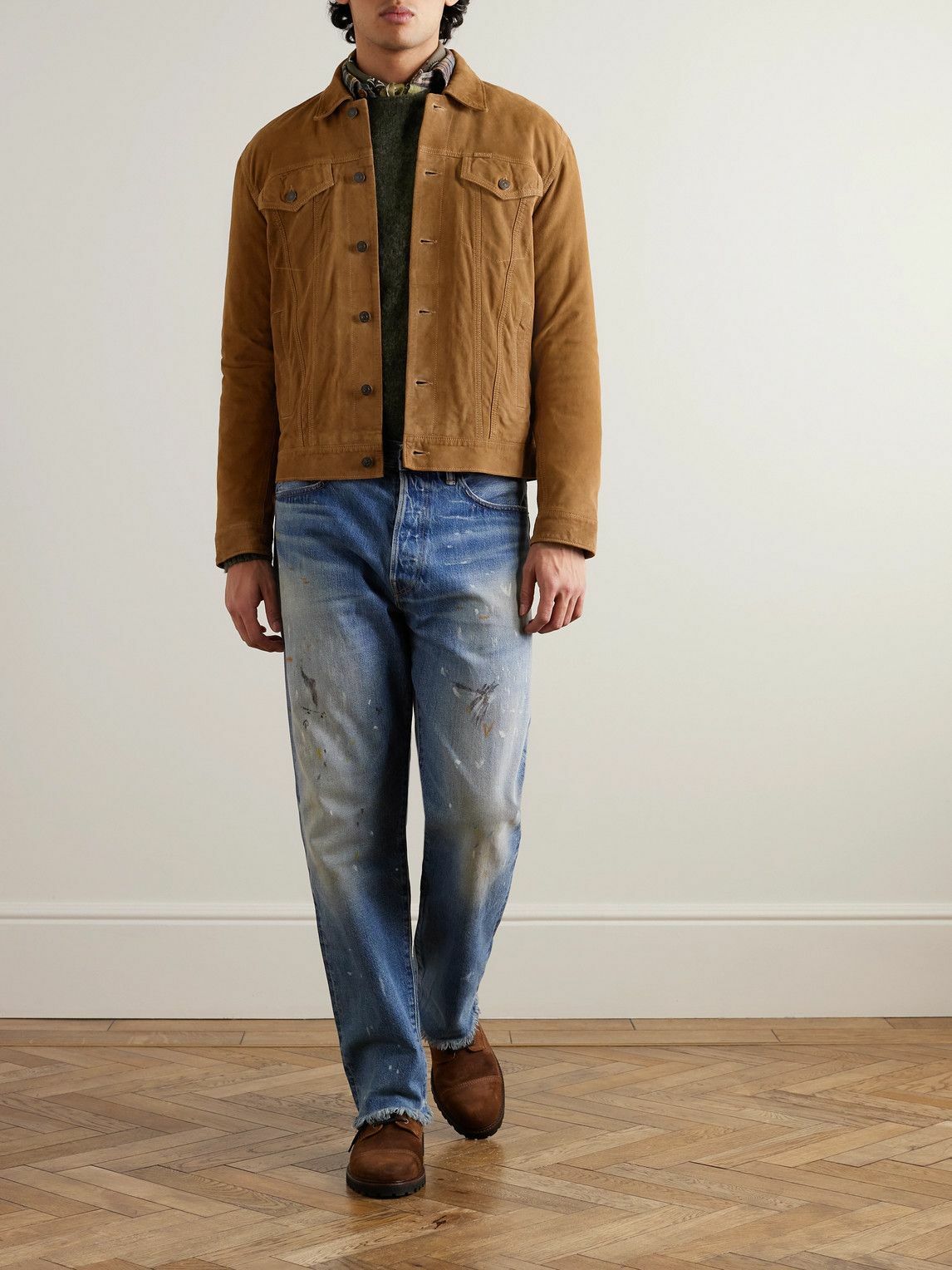 Polo Ralph Lauren - Suede Trucker Jacket - Brown