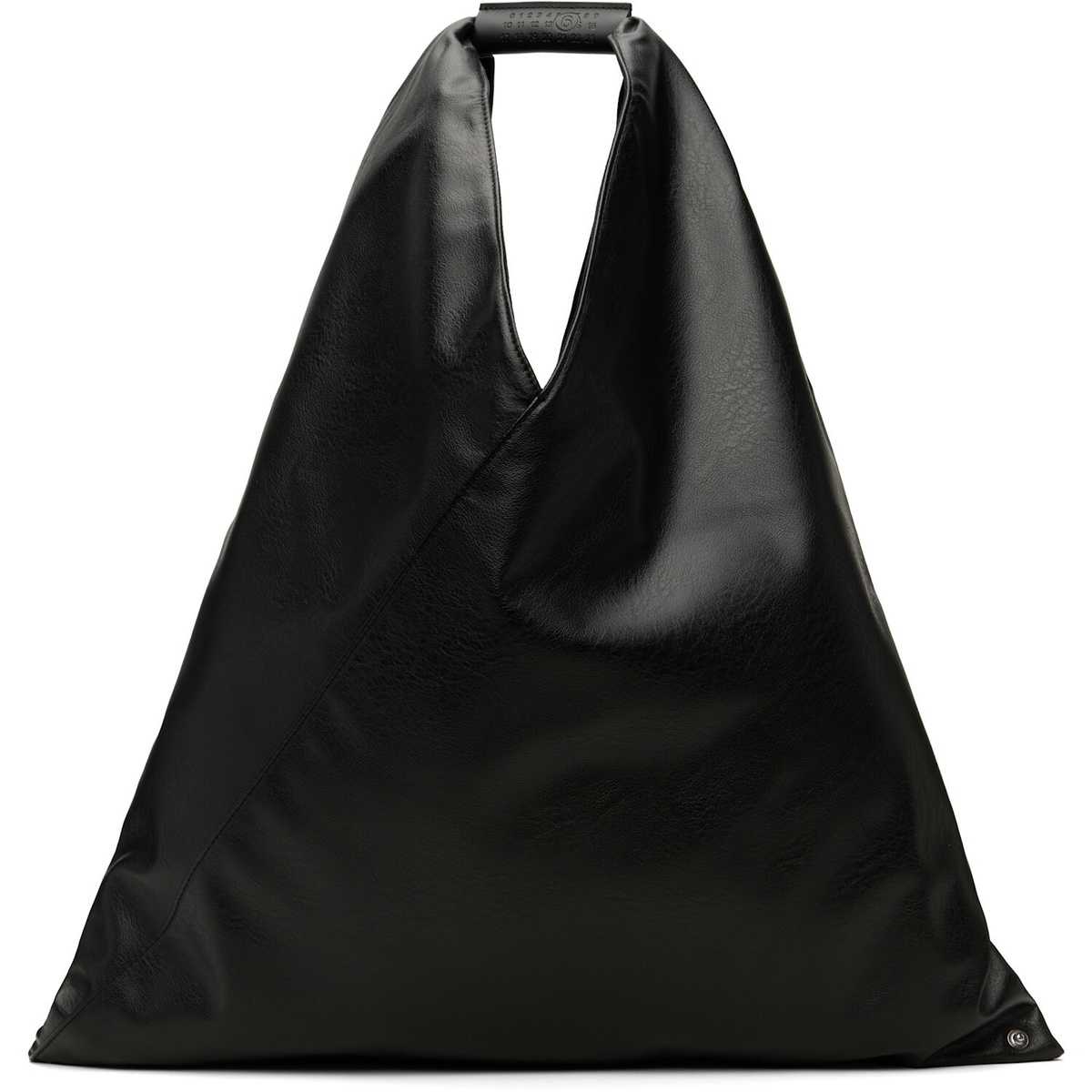 MM6 Maison Margiela Black Classic Triangle Tote