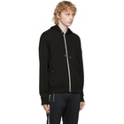 Moncler Black Knit Stripe Hoodie