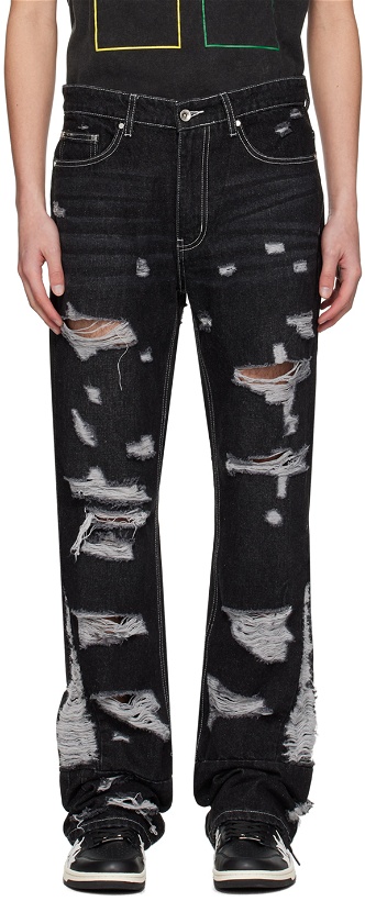 Photo: Who Decides War Black Gnarly Jeans