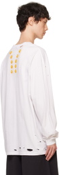 doublet White Magnetic Long-Sleeve T-Shirt