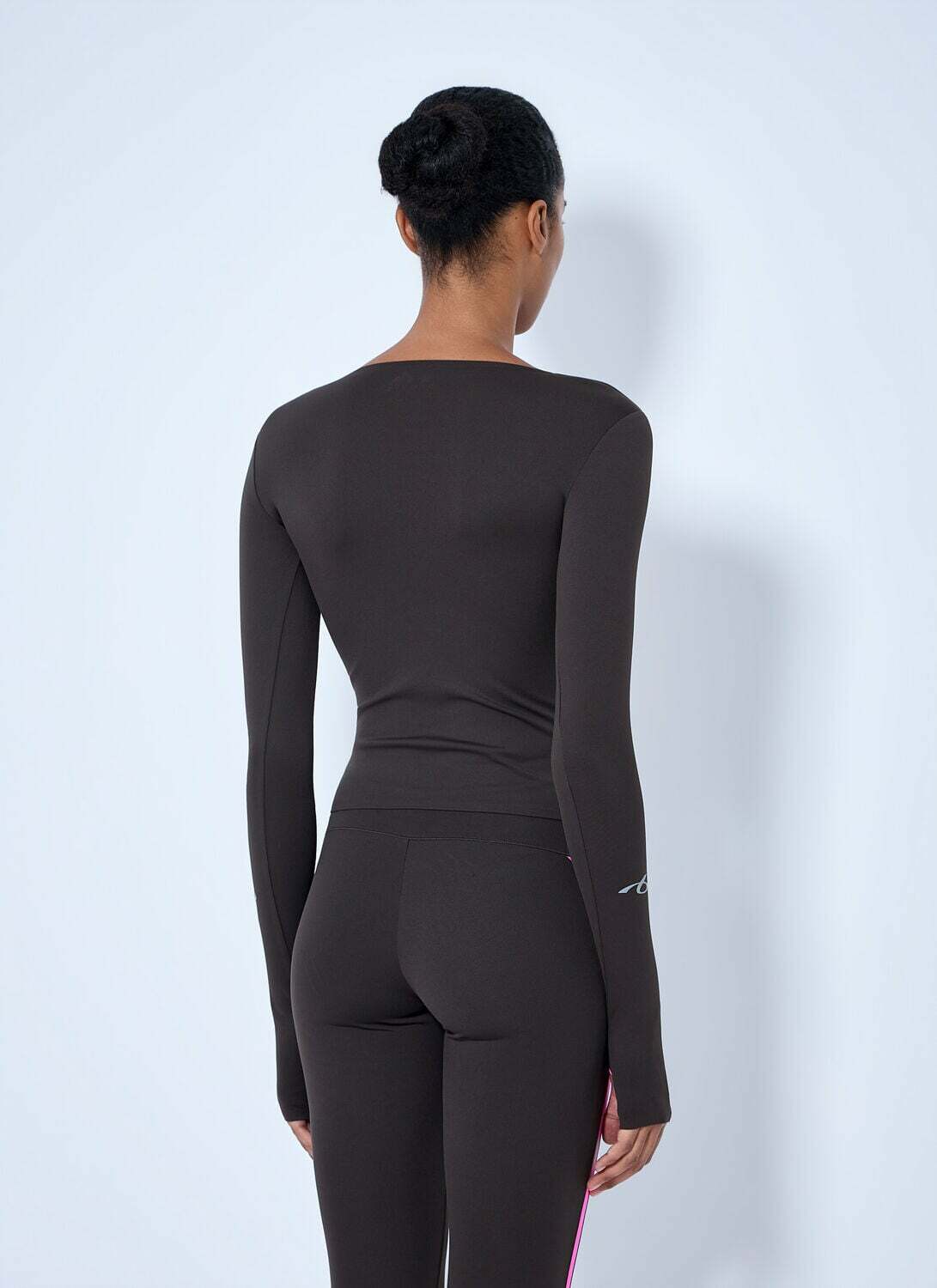 Balenciaga Long Sleeve Fitted Top