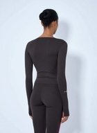 Balenciaga Long Sleeve Fitted Top