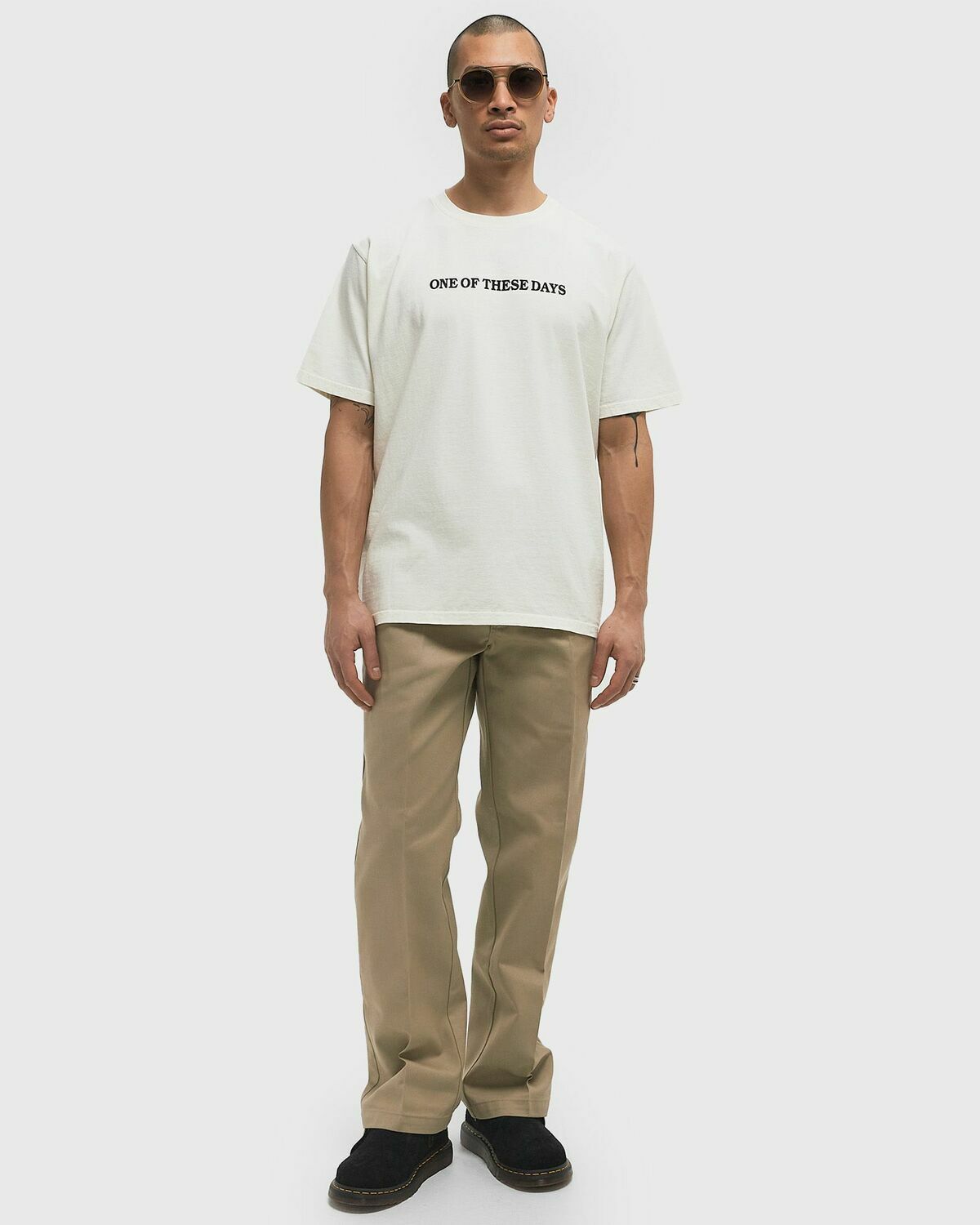 One of these Days XEROX RUNNING HORSE TEE White Mens Shortsleefe
