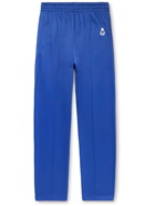 Isabel Marant - Inays Logo-Embroidered Pintucked Jersey Sweatpants - Blue