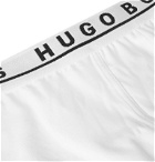 Hugo Boss - Three-Pack Stretch-Cotton Boxer Briefs - White