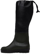 Rier Green & Black Farmer Rain Boots