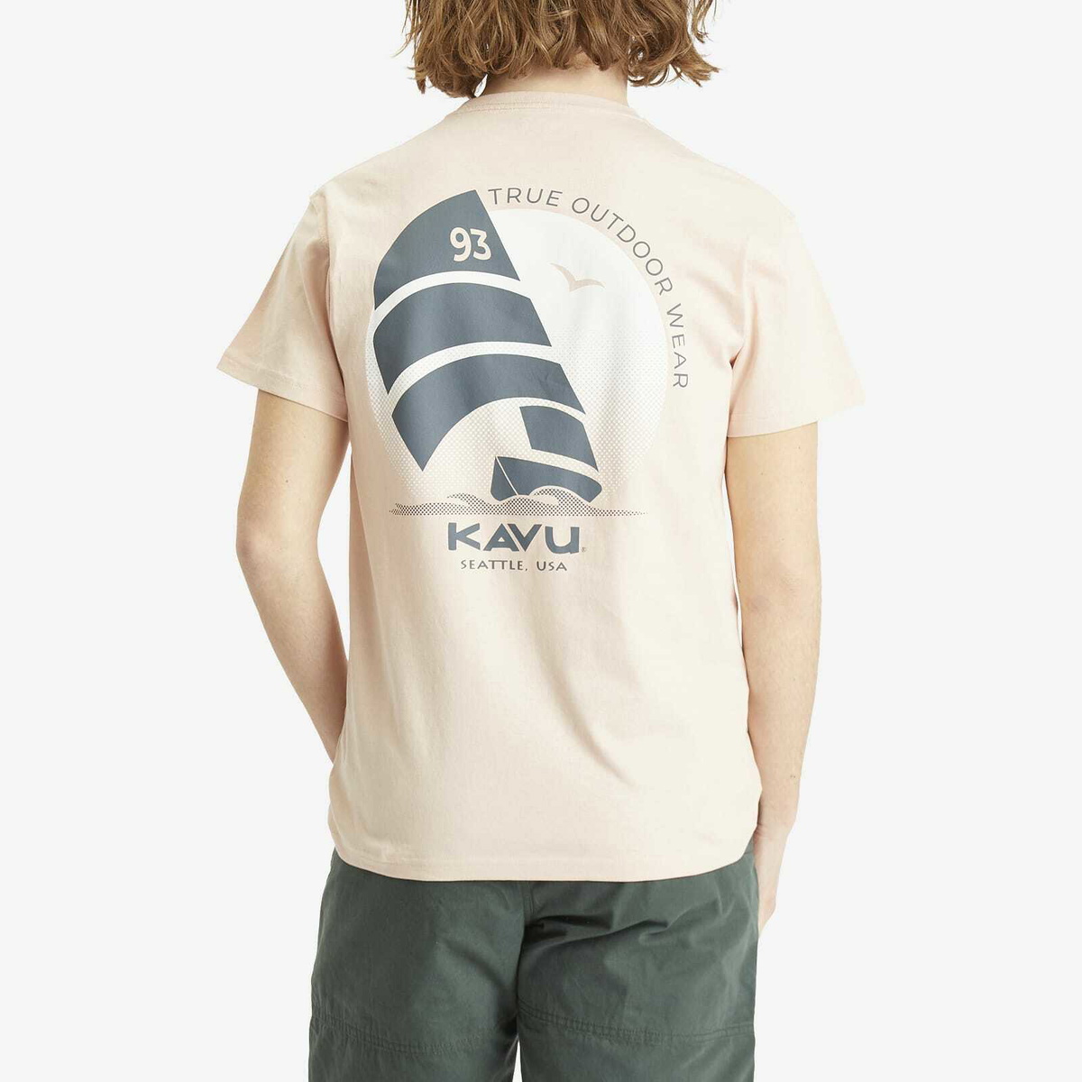 KAVU Men's Rudder T-Shirt in Frappe