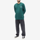 Daily Paper Men's Circle Crew Neck Sweater in Pine Green