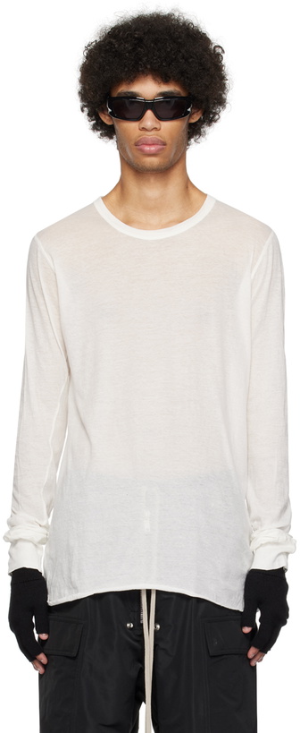 Photo: Rick Owens Off-White Basic Long Sleeve T-Shirt