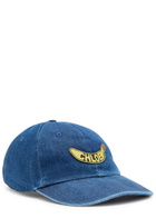 Chloe Logo Banana-appliquéd Denim cap