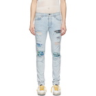 Amiri Blue Tie-Dye MX1 Jeans