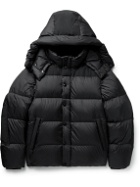 Burberry - Hooded Panelled Quilted Shell Down Jacket - Black