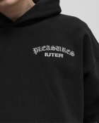 Pleasures X iuter ANDREA HOODIE Black Mens Hoody