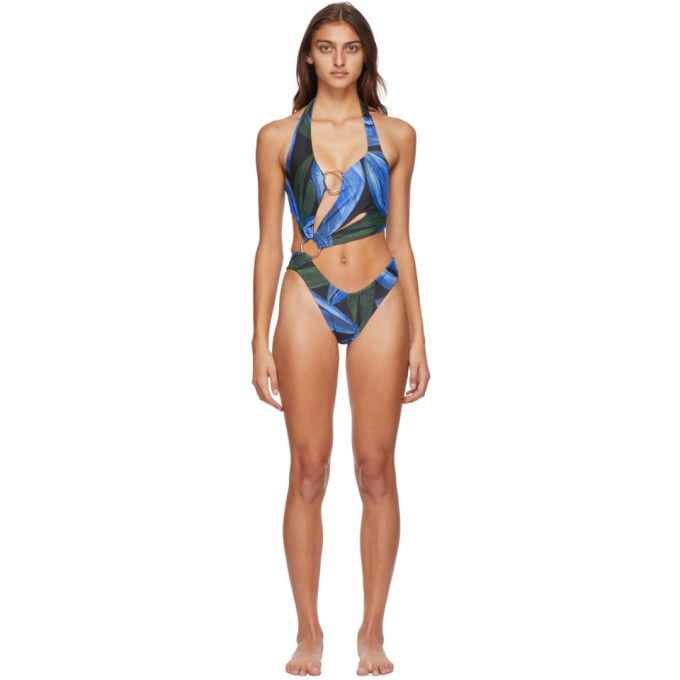 Louisa Ballou Ssense Exclusive Blue Sex Wax Swimsuit Louisa Ballou