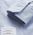 Thom Browne - Slim-Fit Button-Down Collar Cotton Oxford Shirt - Men - Light blue