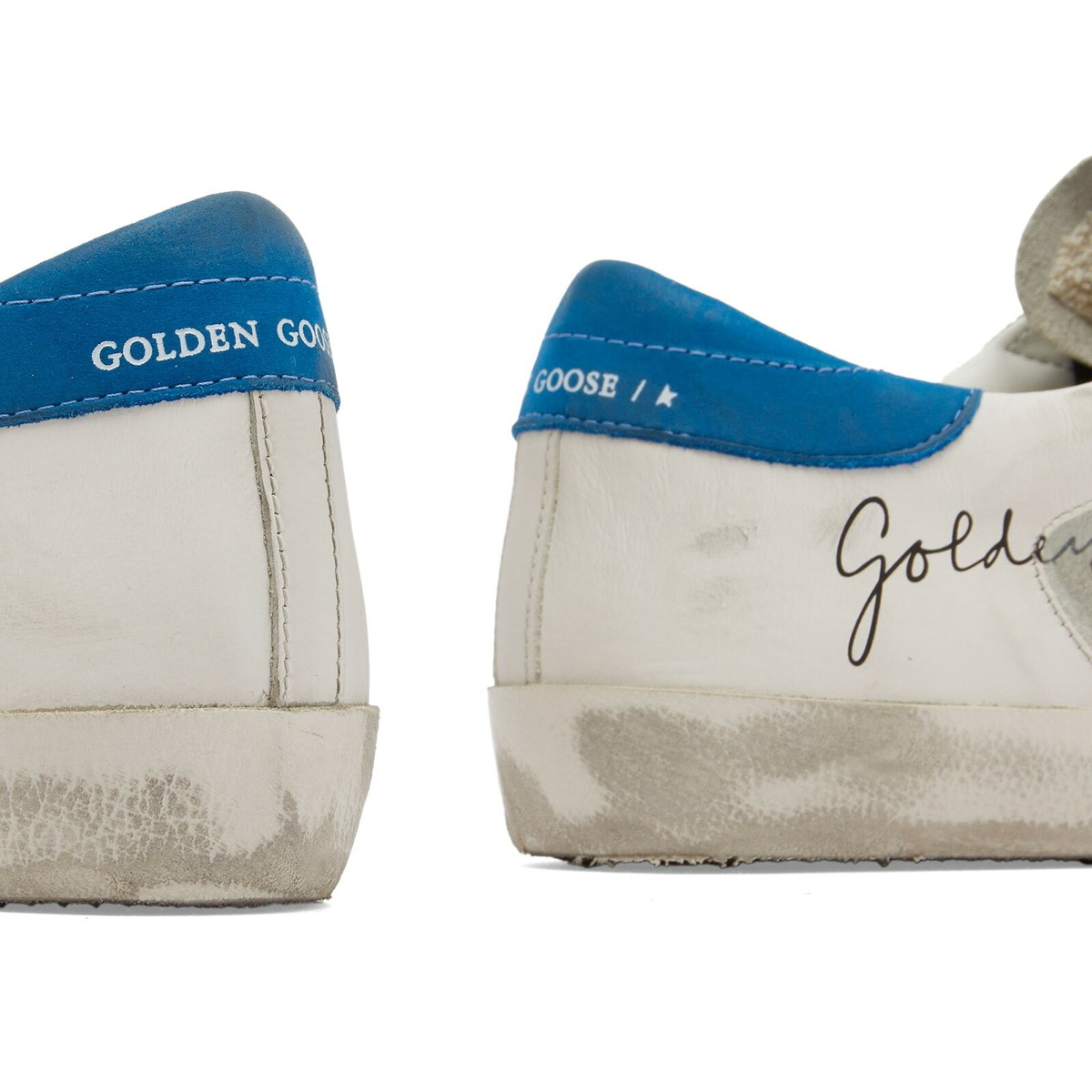 Golden Goose Men's Super Star Suede Sneaker in Multi Golden