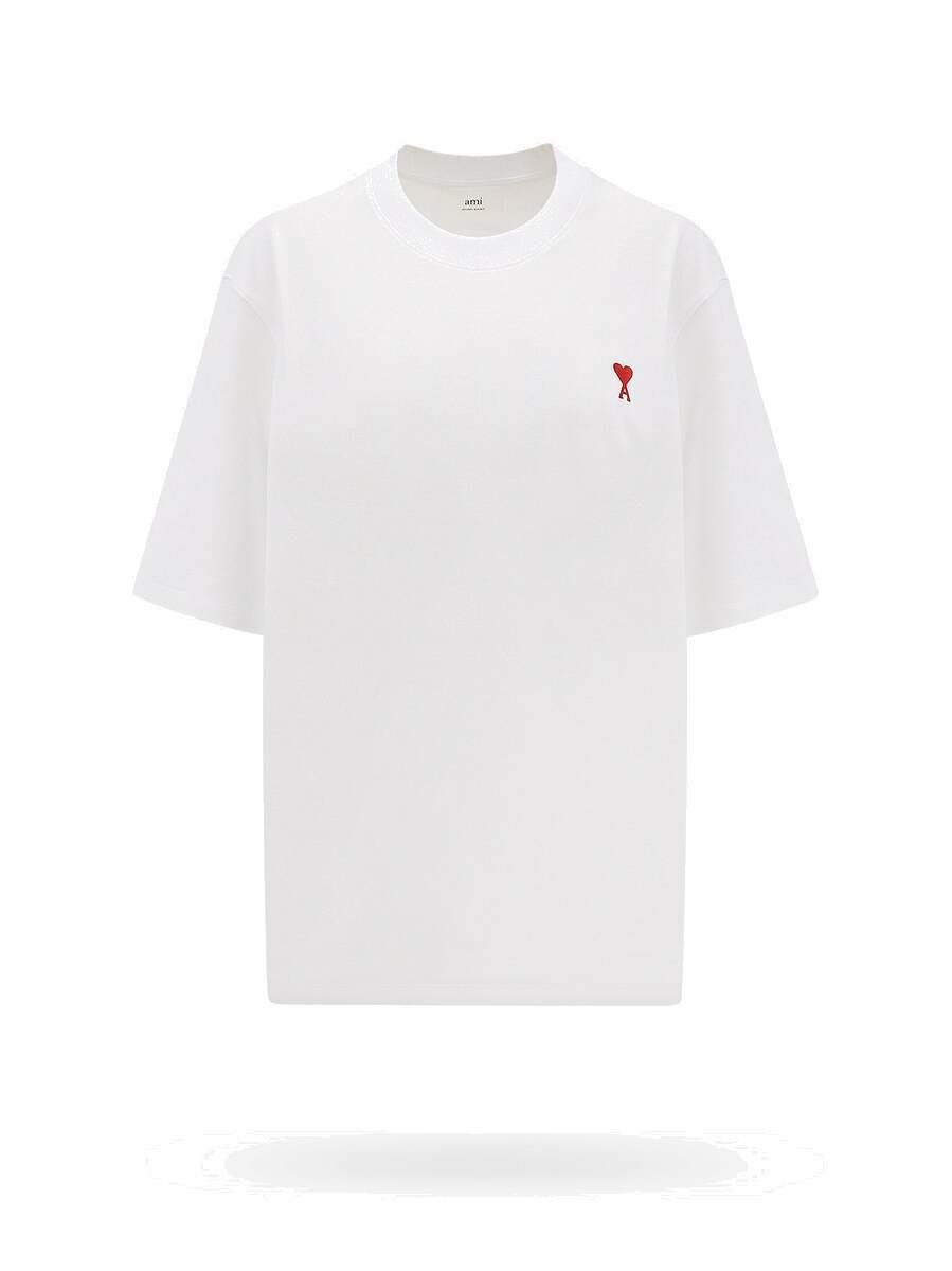 Ami Paris T Shirt White Womens AMI
