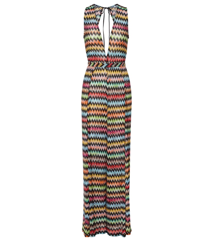 Photo: Missoni Zigzag open-back lamé jumpsuit