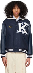 Kenzo Navy Kenzo Paris Sailor Collar Jacket