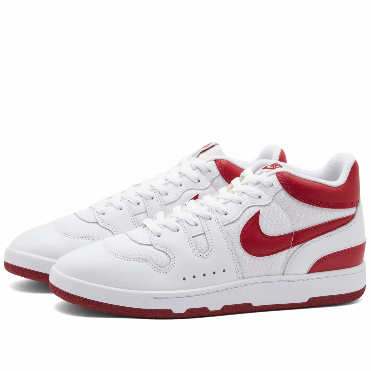 Nike Men's Attack QS SP Sneakers in White/Red/White Nike