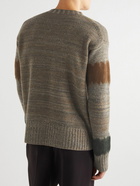 Piacenza Cashmere - Wool-Jacquard Sweater - Brown