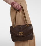 Valentino Garavani Djuna Medium chevron leather shoulder bag