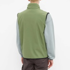Stone Island Men's Soft Shell-R Vest in Olive