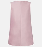 Balenciaga Silk and wool minidress