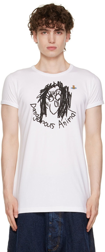 Photo: Vivienne Westwood White Dangerous Animal T-Shirt