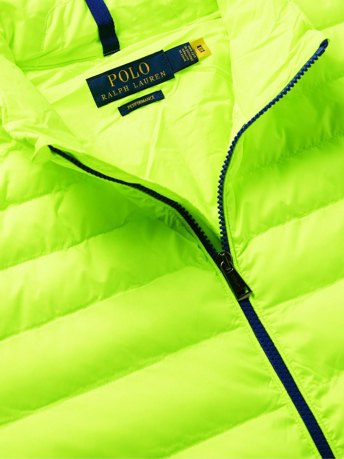 Polo Ralph Lauren - Logo-Embroidered Quilted Recycled-Shell Jacket - Yellow Polo  Ralph Lauren