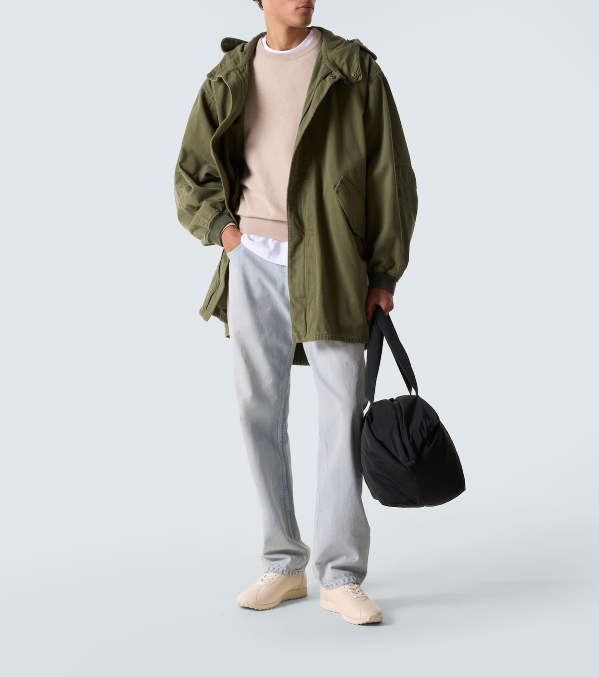 The Row Mica leather sneakers